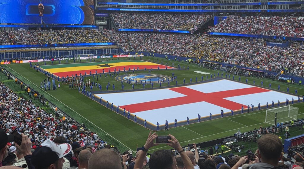 An England superfan who has spent £90,000 following the Three Lions says Ghana fans taunted him with a banner reading "it will never come home" before a frustrating 0-0 draw in Boston.