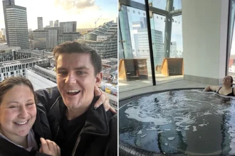 A woman fled a mouldy, mouse-infested London house share costing £1,000 a month and now has a luxury Manchester flat with a rooftop pool and jacuzzi for the same price.