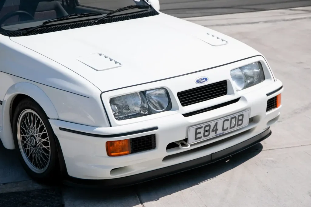 A Ford Sierra Cosworth that sold for £16,000 in 1987 is now on sale for £200,000 - the diamond white RS500 has just 16,700 miles and is one of the most original ever found.
