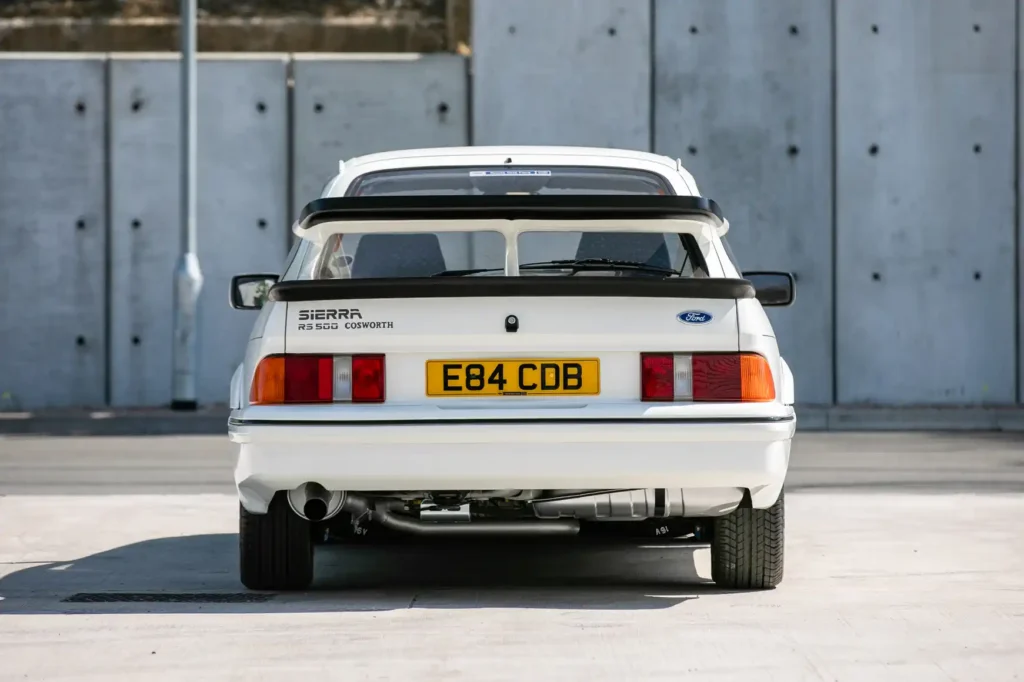 A Ford Sierra Cosworth that sold for £16,000 in 1987 is now on sale for £200,000 - the diamond white RS500 has just 16,700 miles and is one of the most original ever found.
