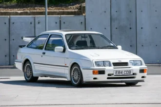 A Ford Sierra Cosworth that sold for £16,000 in 1987 is now on sale for £200,000 - the diamond white RS500 has just 16,700 miles and is one of the most original ever found.