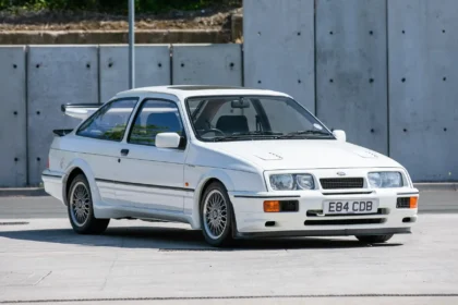 A Ford Sierra Cosworth that sold for £16,000 in 1987 is now on sale for £200,000 - the diamond white RS500 has just 16,700 miles and is one of the most original ever found.
