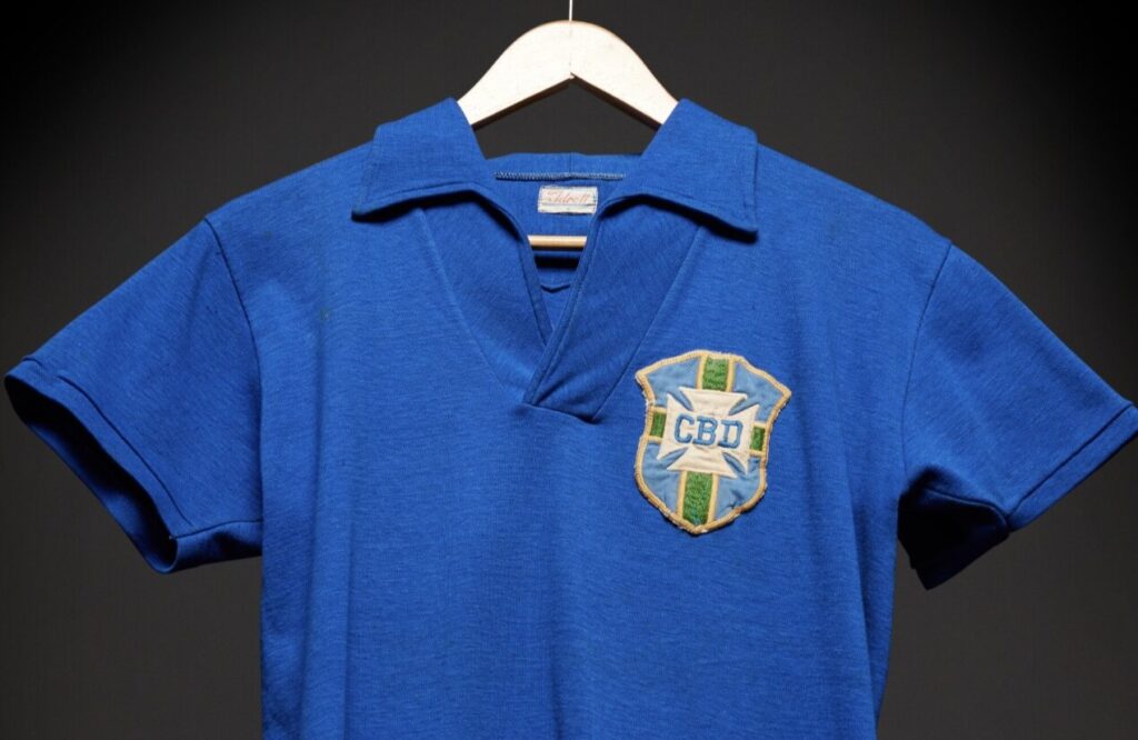 Iconic Brazil number 10 shirt worn by Pelé in historic 1958 World Cup final when he scored twice aged just 17 set to go under the hammer for staggering £4.5million.