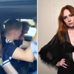 Hollywood actress Karen Gillan was filmed singing and dancing with Scotland fans after their World Cup win over Haiti - her celebration video was viewed over 4.8 million times online.