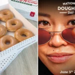 Doughnut lovers can grab a free Krispy Kreme this week as the chain gives away a whopping 26,000 Original Glazed treats across the UK to celebrate National Doughnut Day.