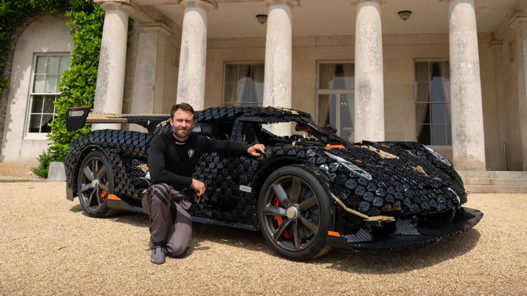 A life-size Lego supercar built from over 300,000 bricks has hit a record-breaking 69mph, with the fully drivable Koenigsegg model taking more than 9,400 hours to design and build.