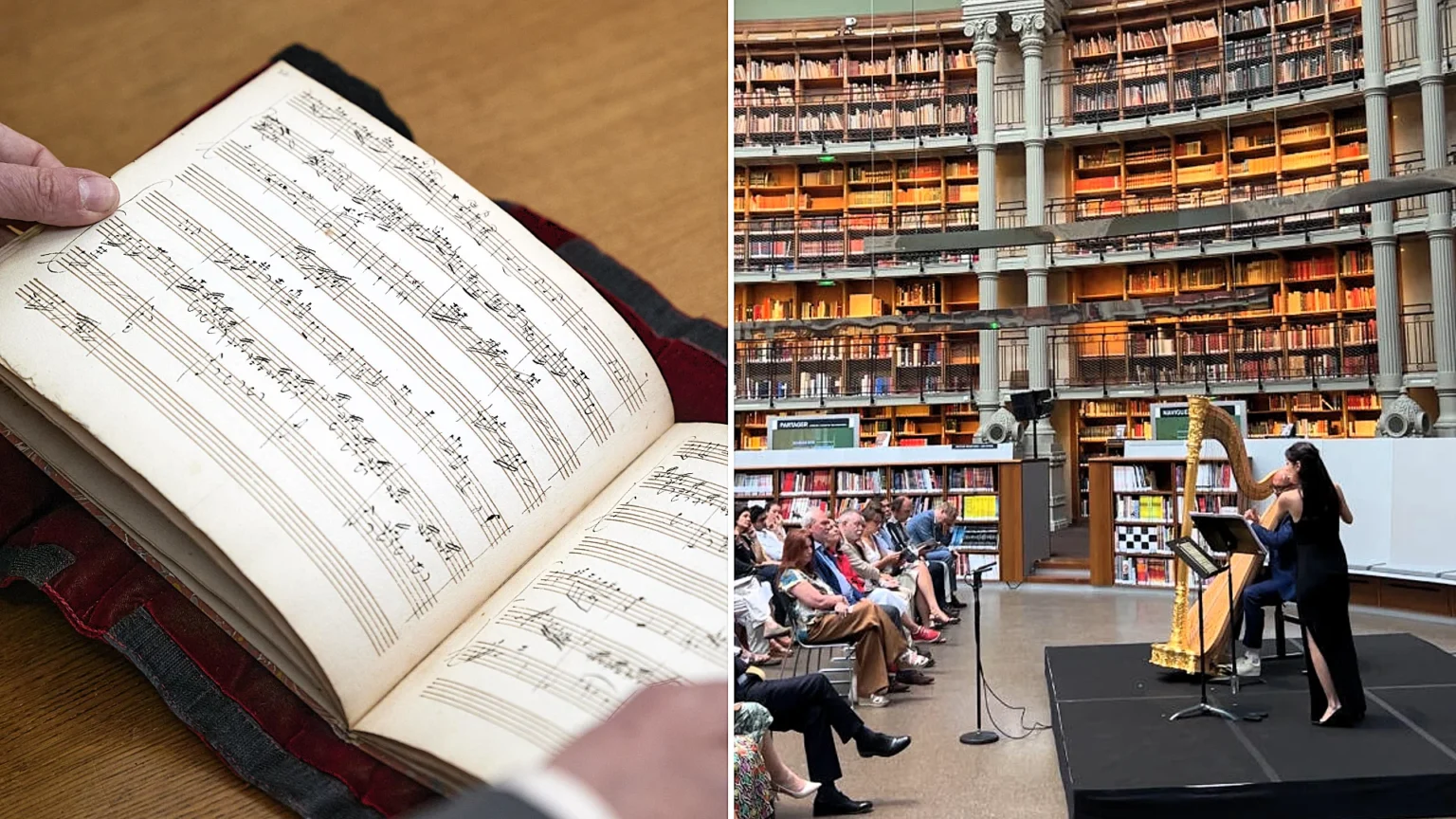 A forgotten Mozart manuscript hidden in a Paris library for over 200 years has finally been heard - the 44-page notebook reveals music he composed while teaching a pupil in 1778.