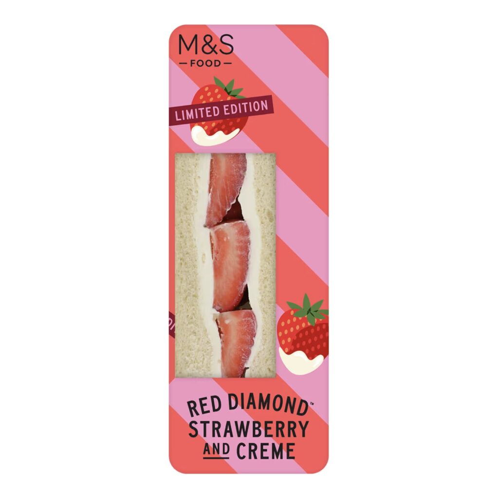 Marks & Spencer brings back its viral strawberry sandwich and launches a new chocolate, strawberry & pistachio version, sending shoppers into a frenzy.