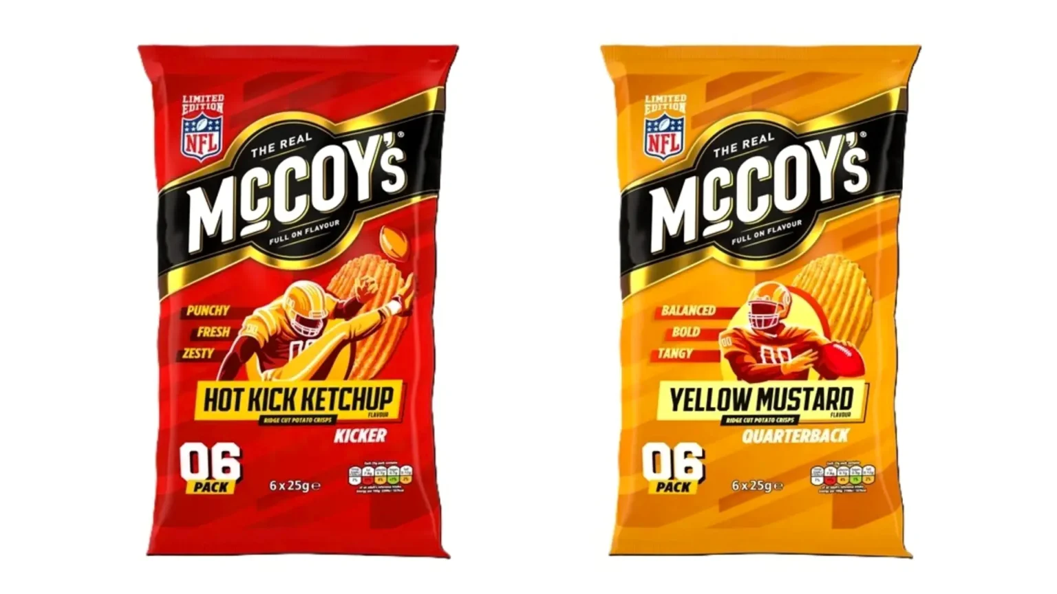 McCoy's limited-edition NFL-inspired crisps - Hot Kick Ketchup and Yellow Mustard - have just landed in stores but shoppers are already calling for them to go permanent.