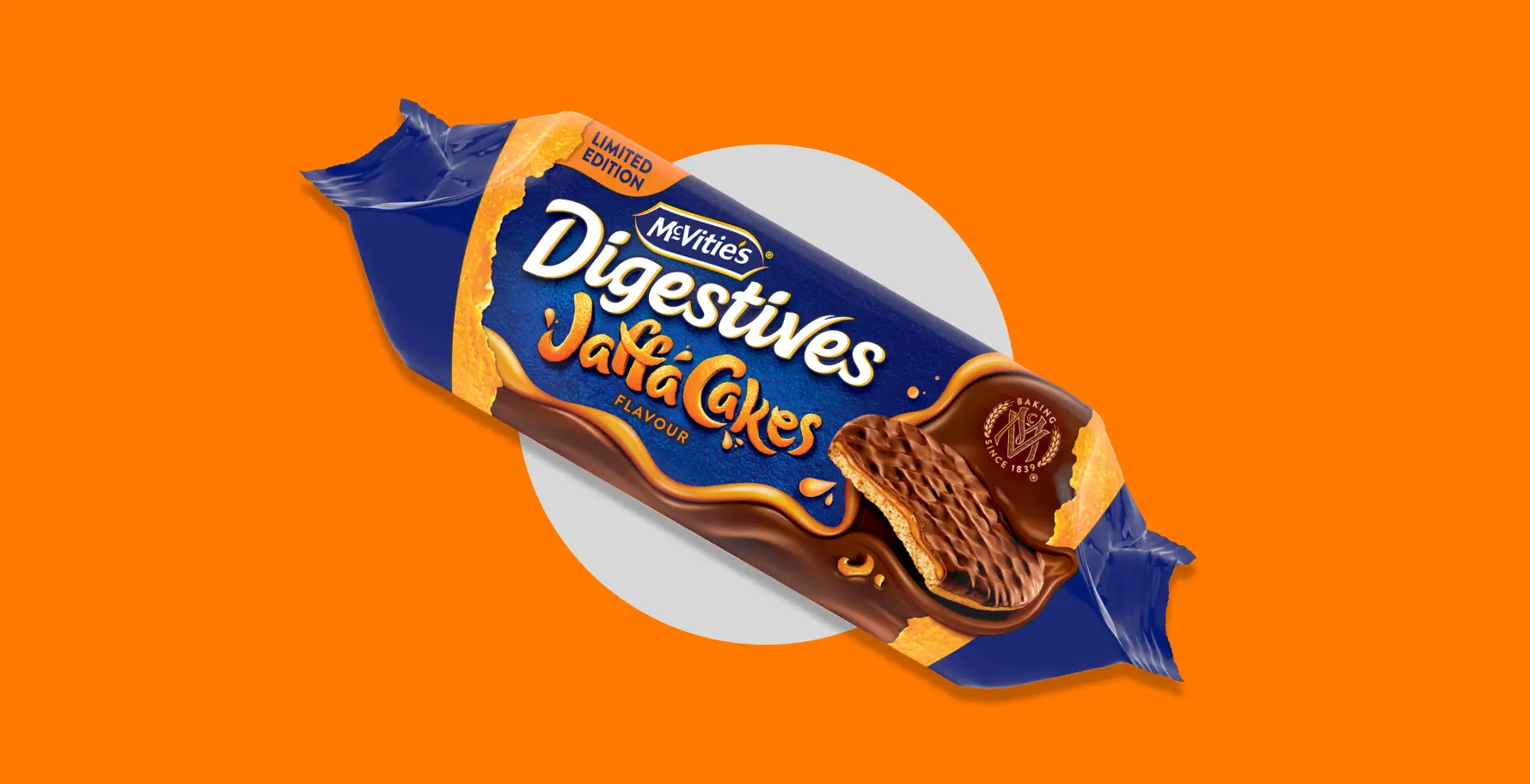 McVitie's launches first-ever Jaffa Cookie, blending the iconic orange-chocolate Jaffa Cake flavour with a soft-baked cookie. Available now at Asda Express stores.