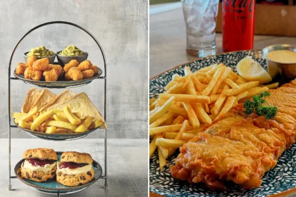 Morrisons has launched a £15 fish and chip afternoon tea for two ahead of National Fish and Chip Day, ditching classic sandwiches for fish bites, scampi and chunky chips.