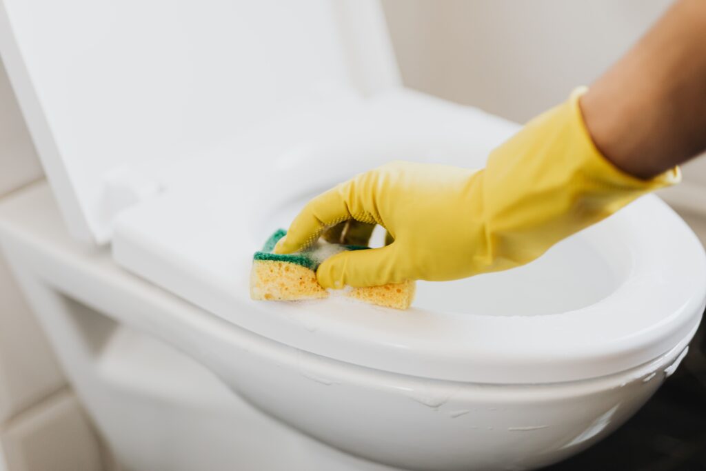 Mrs Hinch fans are raving about Elbow Grease - a £1.20 spray - after one woman asked how to remove stubborn brown stains from her toilet seat, saying it melts them away.