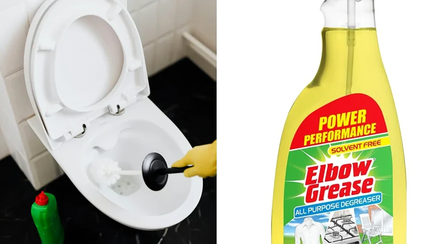 Mrs Hinch fans are raving about Elbow Grease - a £1.20 spray - after one woman asked how to remove stubborn brown stains from her toilet seat, saying it melts them away.