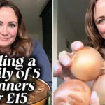A mum-of-three made a roast dinner, cottage pie and mozzarella stuffed meatballs for her family of five for just £15 after a quick Aldi shop - around £1 per portion.