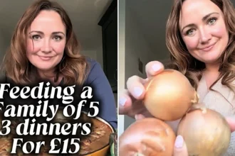 A mum-of-three made a roast dinner, cottage pie and mozzarella stuffed meatballs for her family of five for just £15 after a quick Aldi shop - around £1 per portion.
