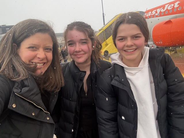 A mum flew her daughters to Austria for just 24 hours after realising they had never seen snow - grabbing flights to Innsbruck for £35 each for the ultimate coolcation.