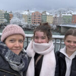A mum flew her daughters to Austria for just 24 hours after realising they had never seen snow - grabbing flights to Innsbruck for £35 each for the ultimate coolcation.