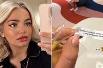 Megan Pickford has Three Lions fans buzzing after a New York fortune cookie predicted England glory - a "golden opportunity" - before their World Cup clash with DR Congo.