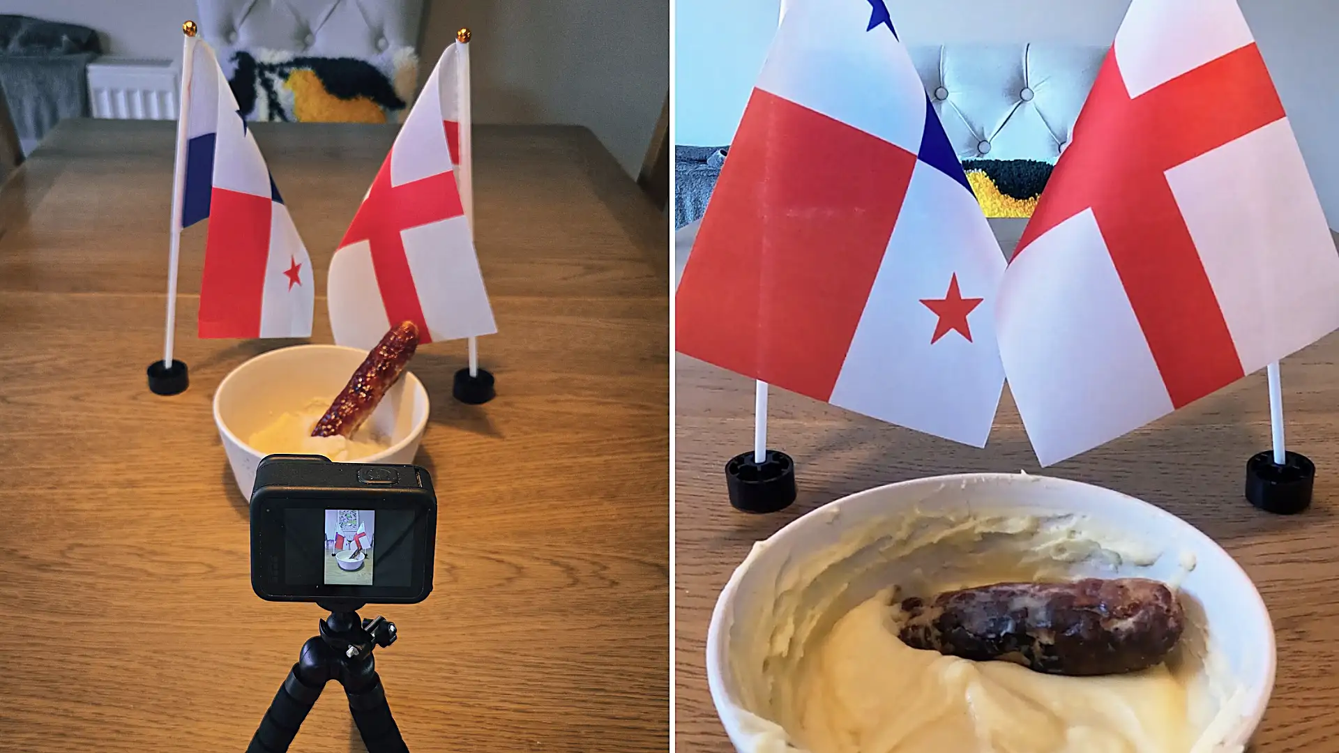 A mystic bowl of bangers and mash with a 100% England prediction record has revealed the Three Lions' World Cup fate, backing them to smash Panama and finish top of their group.
