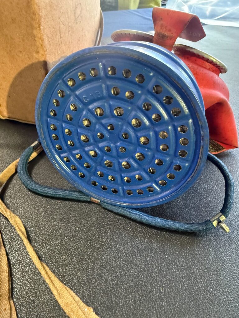 Rare World War II "Mickey Mouse" gas mask designed to look less scary for children discovered after spending 80 years hidden in wardrobe of original owner.