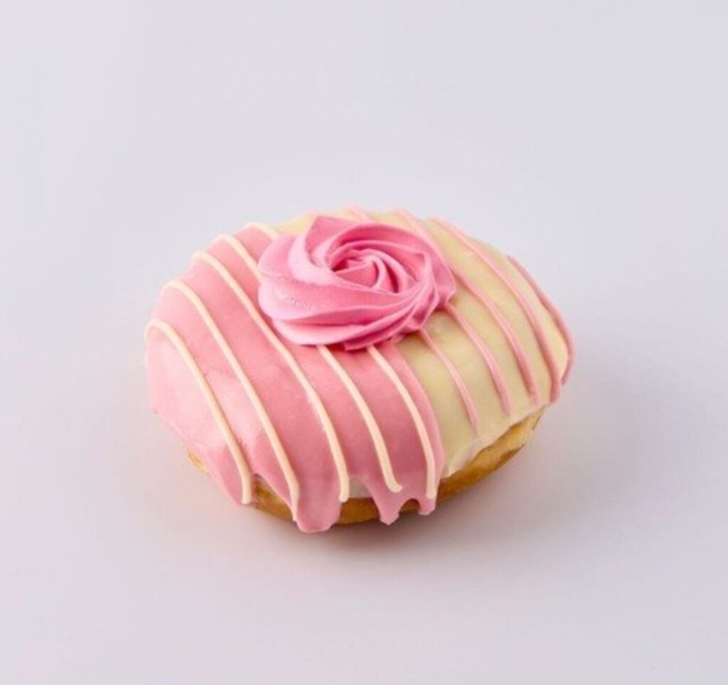 Fast-growing bakery chain Bakery79 taking on Greggs launches nostalgic new menu packed with retro sweet treats including Parma Violet doughnuts and 1970s-inspired favourites.