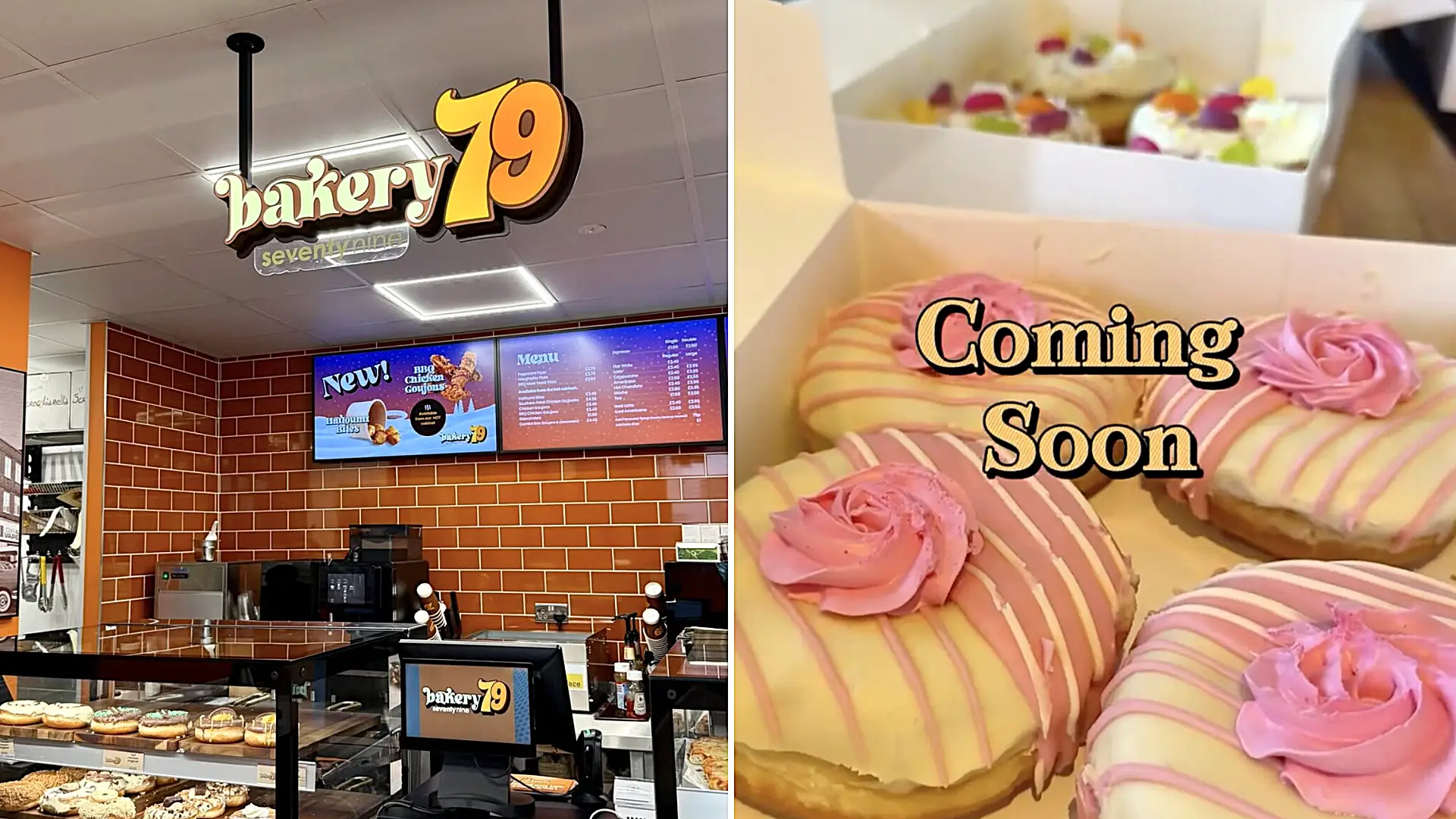 Fast-growing bakery chain Bakery79 taking on Greggs launches nostalgic new menu packed with retro sweet treats including Parma Violet doughnuts and 1970s-inspired favourites.