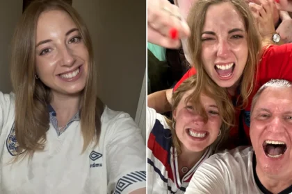 A savvy England fan is following the Three Lions across America for the World Cup for just £3,100 - with a credit card points hack cutting her return flights to only £150.