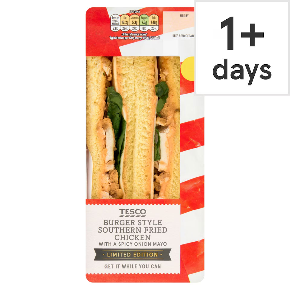 Tesco has overhauled its meal deal with 17 summer items - including a pulled beef brisket sandwich served in a sugar-topped doughnut brioche roll with candied jalapeños.
