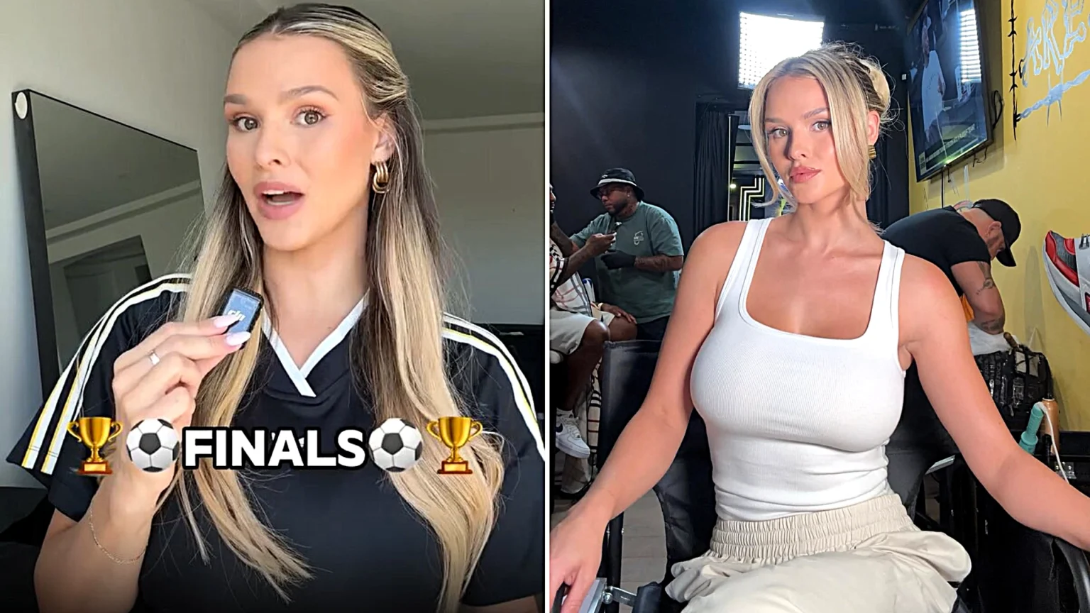 Champions League final streaker Kinsey Wolanski has explained the World Cup to her American fans - but calling a draw a tie sent European football fans into a frenzy.