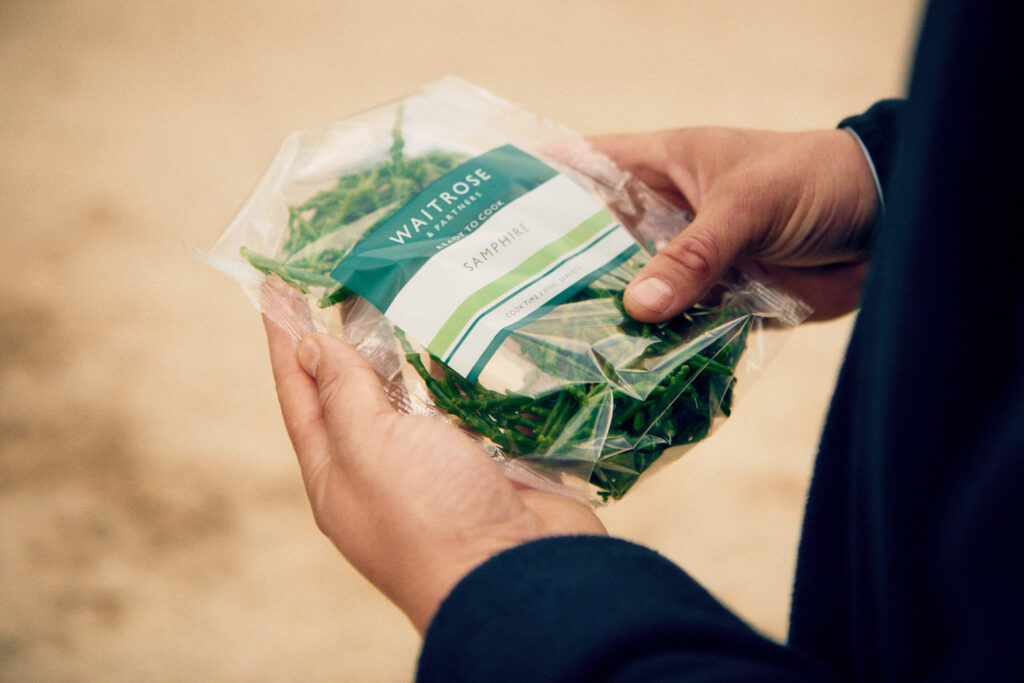 Waitrose is the first UK supermarket to sell British-grown samphire all year round - using glasshouse tech to break the salty sea vegetable's traditional 12-week season.