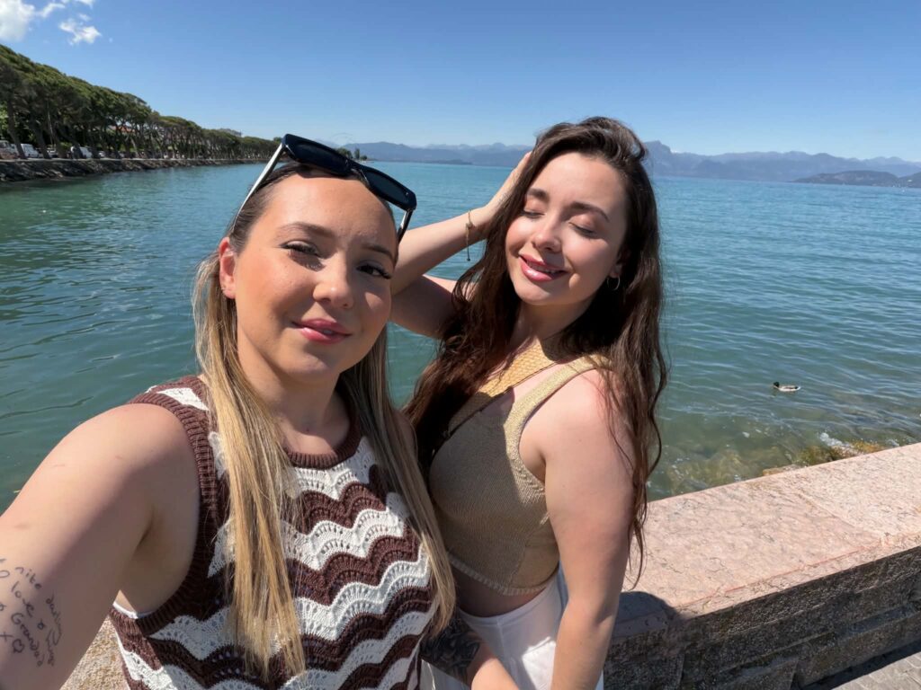 Two best friends flew from Stansted to Verona and Lake Garda for just £120 in a whirlwind day trip - clocking up 25,000 steps before catching the last flight home.