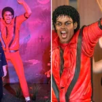 Aberdare baker Emma Jayne spent nearly three weeks crafting a life-sized Michael Jackson sculpture made entirely from cake to mark a cinema screening of the film Michael.