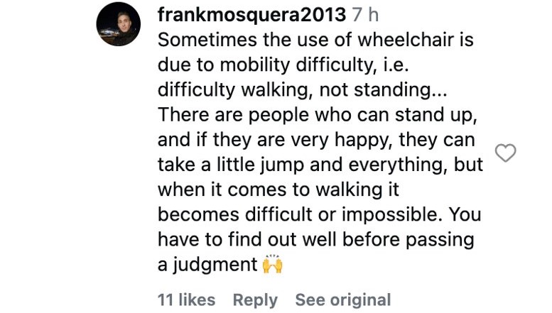 Wheelchair users were filmed standing up and bouncing with joy after Colombia's World Cup win - sparking debate online before many viewers rushed to defend the celebrating fans.