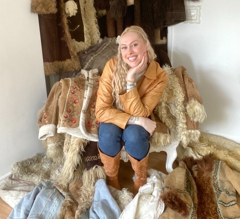 A British woman with autism and ADHD bought a vintage Ralph Lauren jacket for just £10 and flipped it for £115 - now she earns up to £1,000 a month reselling from home.