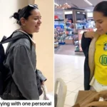 A Spanish traveller beat Ryanair's £70 baggage fee by squeezing into six complete outfits at Verona airport, sweating through security rather than paying an extra penny.
