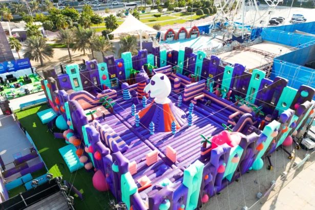 The world's largest bouncy castle is making its UK debut in Essex this summer - 2,500 square metres of slides and foam parties, with adults-only DJ nights thrown in.