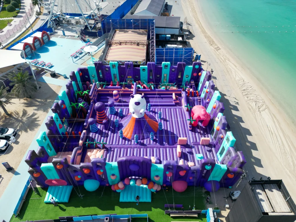 The world's largest bouncy castle is making its UK debut in Essex this summer - 2,500 square metres of slides and foam parties, with adults-only DJ nights thrown in.