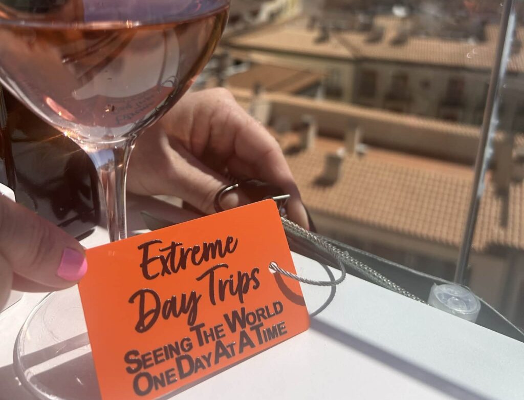 A mum-of-two reveals how she visited seven countries in one year for just £1,600 by booking flights from £8.99 and taking extreme day trips back and forth in hours.