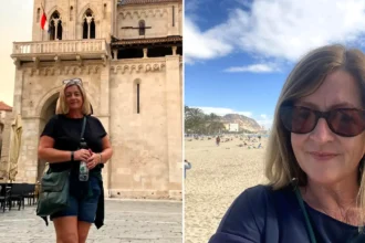 A mum-of-two reveals how she visited seven countries in one year for just £1,600 by booking flights from £8.99 and taking extreme day trips back and forth in hours.