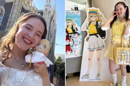 A French woman who fell in love with a manga character has married her in a 2D solo wedding in Tokyo - and is clapping back hard at trolls who are calling her delusional.