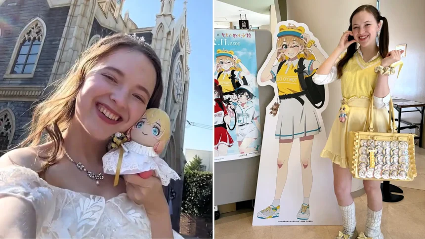 A French woman who fell in love with a manga character has married her in a 2D solo wedding in Tokyo - and is clapping back hard at trolls who are calling her delusional.