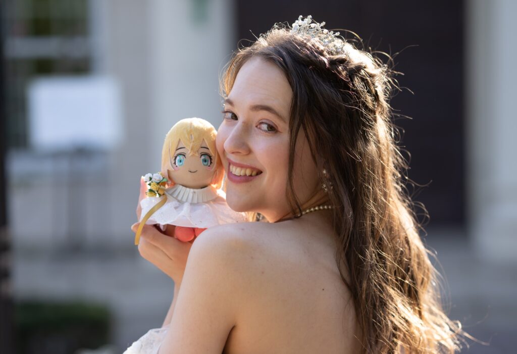 A French woman who fell in love with a manga character has married her in a 2D solo wedding in Tokyo - and is clapping back hard at trolls who are calling her delusional.