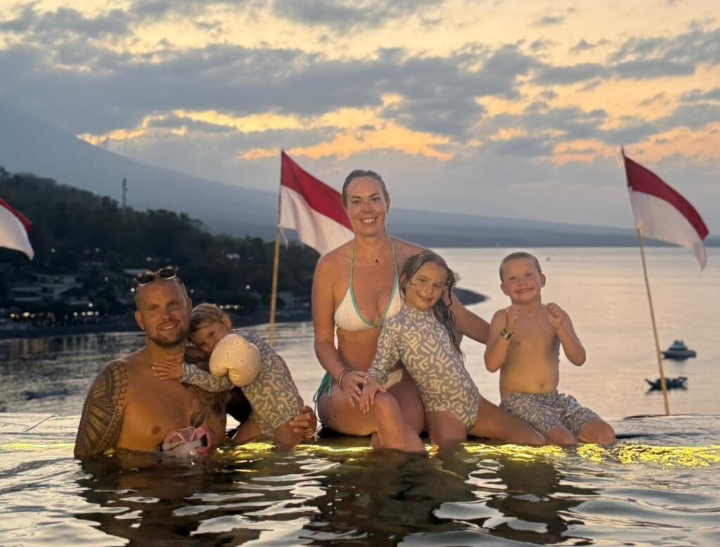 Meet the UK family who swapped Cambridgeshire for a Bali villa with no windows or doors - mum-of-three Lucy Argent says her kids are thriving and they'll never go back.