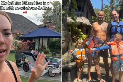 Meet the UK family who swapped Cambridgeshire for a Bali villa with no windows or doors - mum-of-three Lucy Argent says her kids are thriving and they'll never go back.