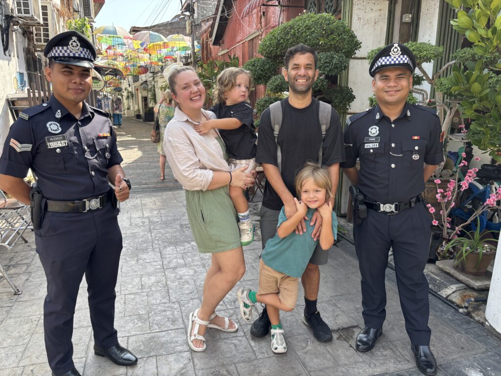A family of four who left Britain to travel the world have saved £15,000 in a year - visiting nine countries including the Maldives and China while spending less than they did at home.