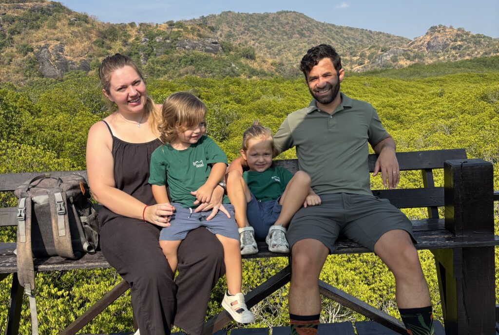 A family of four who left Britain to travel the world have saved £15,000 in a year - visiting nine countries including the Maldives and China while spending less than they did at home.
