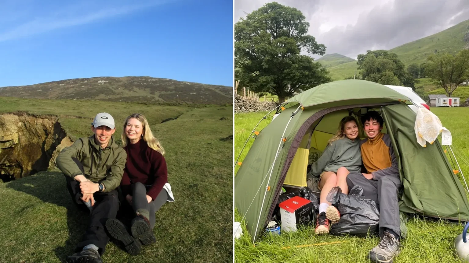 Couple ditch city life for a tiny off-grid Welsh island with just four residents and 500 sheep, saving half their salary thanks to rock-bottom living costs.