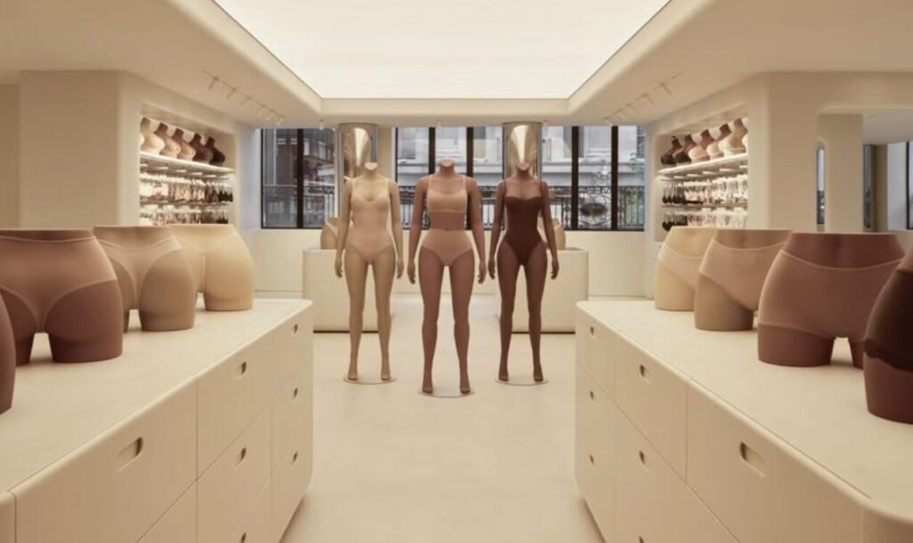 Kim Kardashian's Skims has opened its first UK store and first international flagship on London's Regent Street - and excited fans are already flooding to visit.