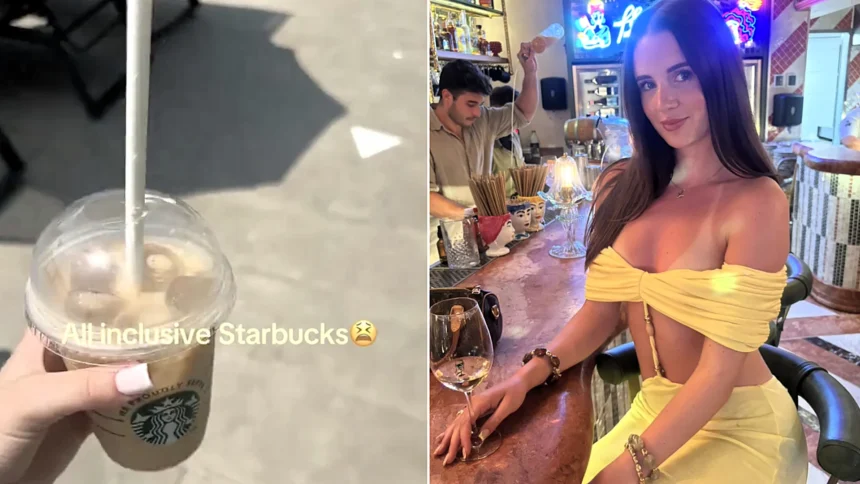 Brit holidaymaker stunned to find her five-star all-inclusive resort in Turkey serves unlimited Starbucks, calling the freebie a total game-changer.