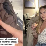 A Brit shopper was left feeling sick after finding a pair of dirty worn pants stuffed inside her new £32 PrettyLittleThing dress from her holiday haul.